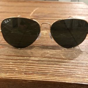 Gold RayBan Sunglasses